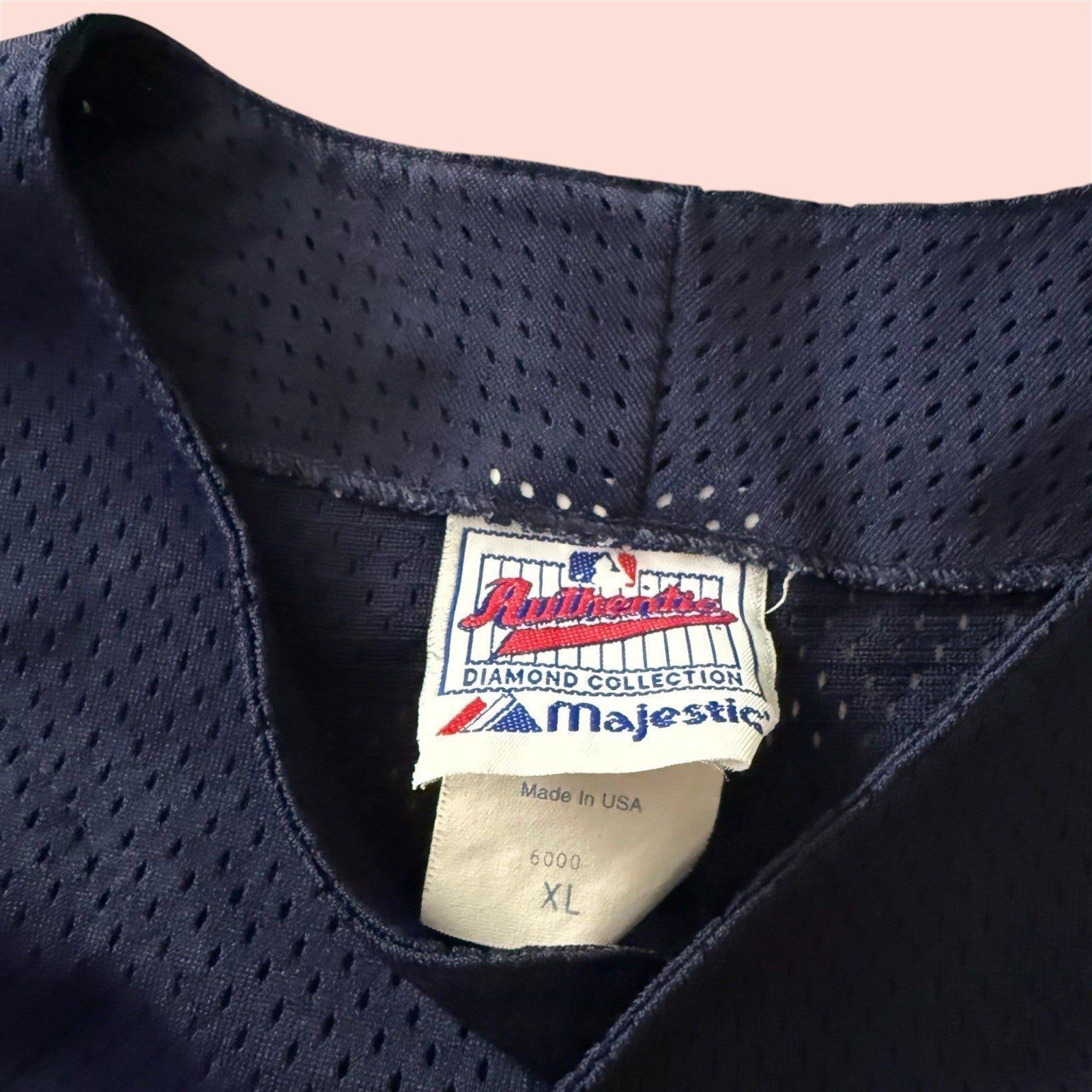 Majestic 1999 MLB New York Yankees World Series Baseball Jersey Mens XL