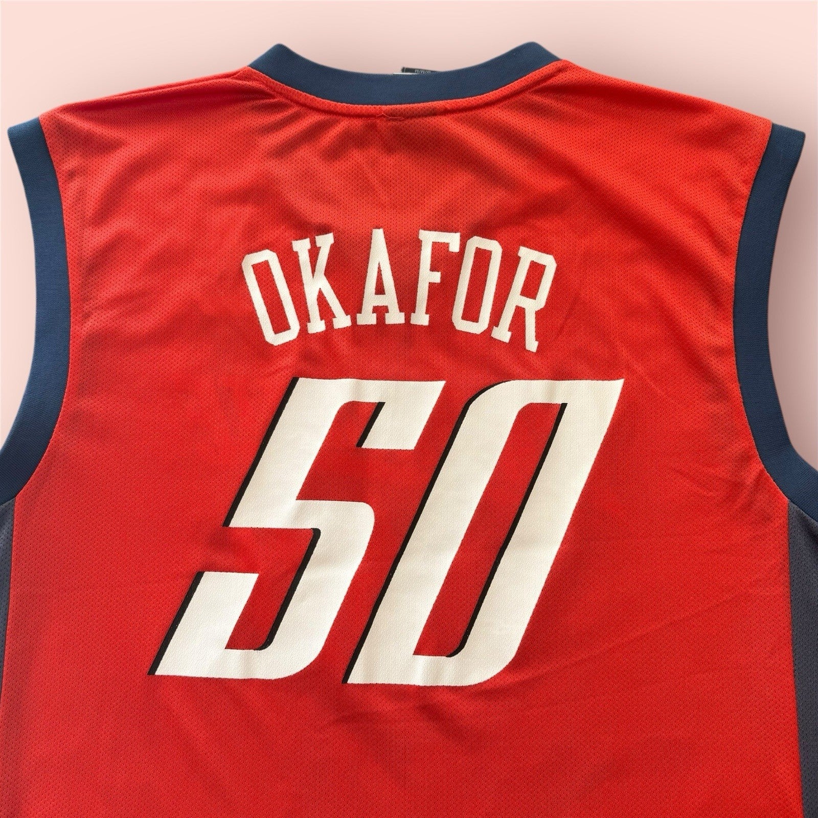 Reebok NBA Charlotte Bobcats Emeka Okafor Basketball Jersey Mens Medium