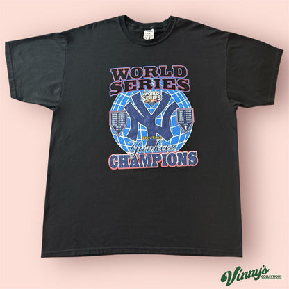 Vintage 2009 MLB New York Yankees World Series Baseball Shirt Mens 3XL