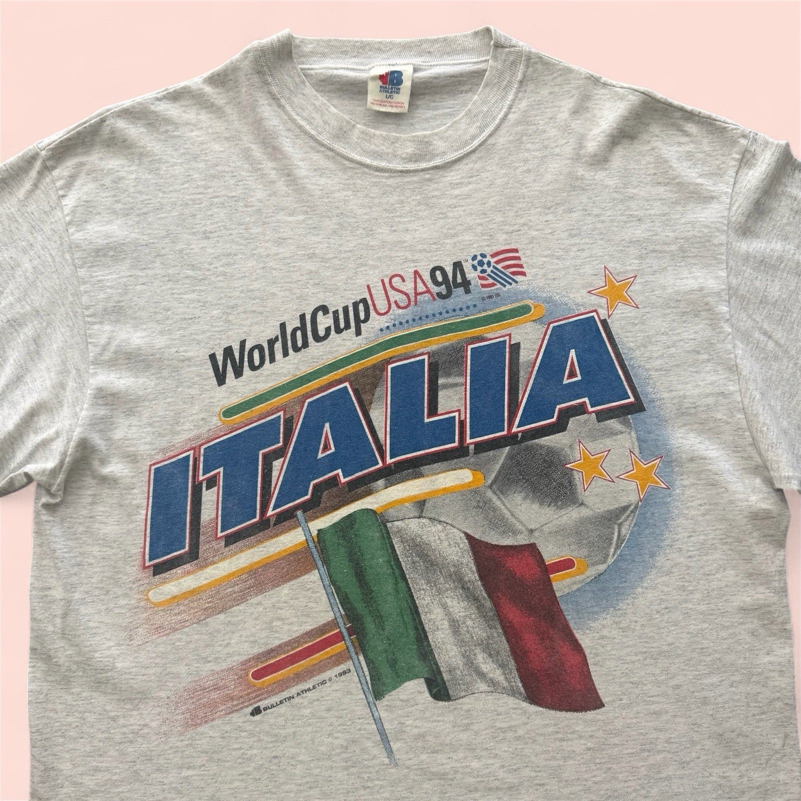 Vintage 1994 World Cup Italy Soccer Shirt Mens Large