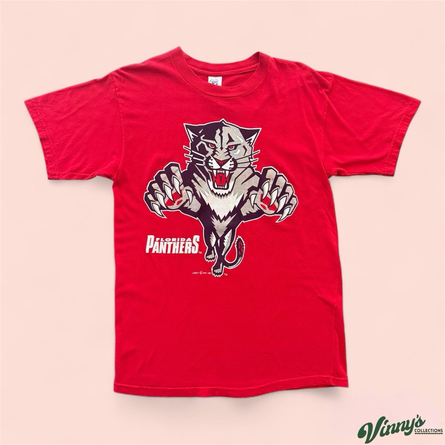 Vintage 1993 Logo 7 NHL Florida Panthers Hockey Shirt Mens Medium