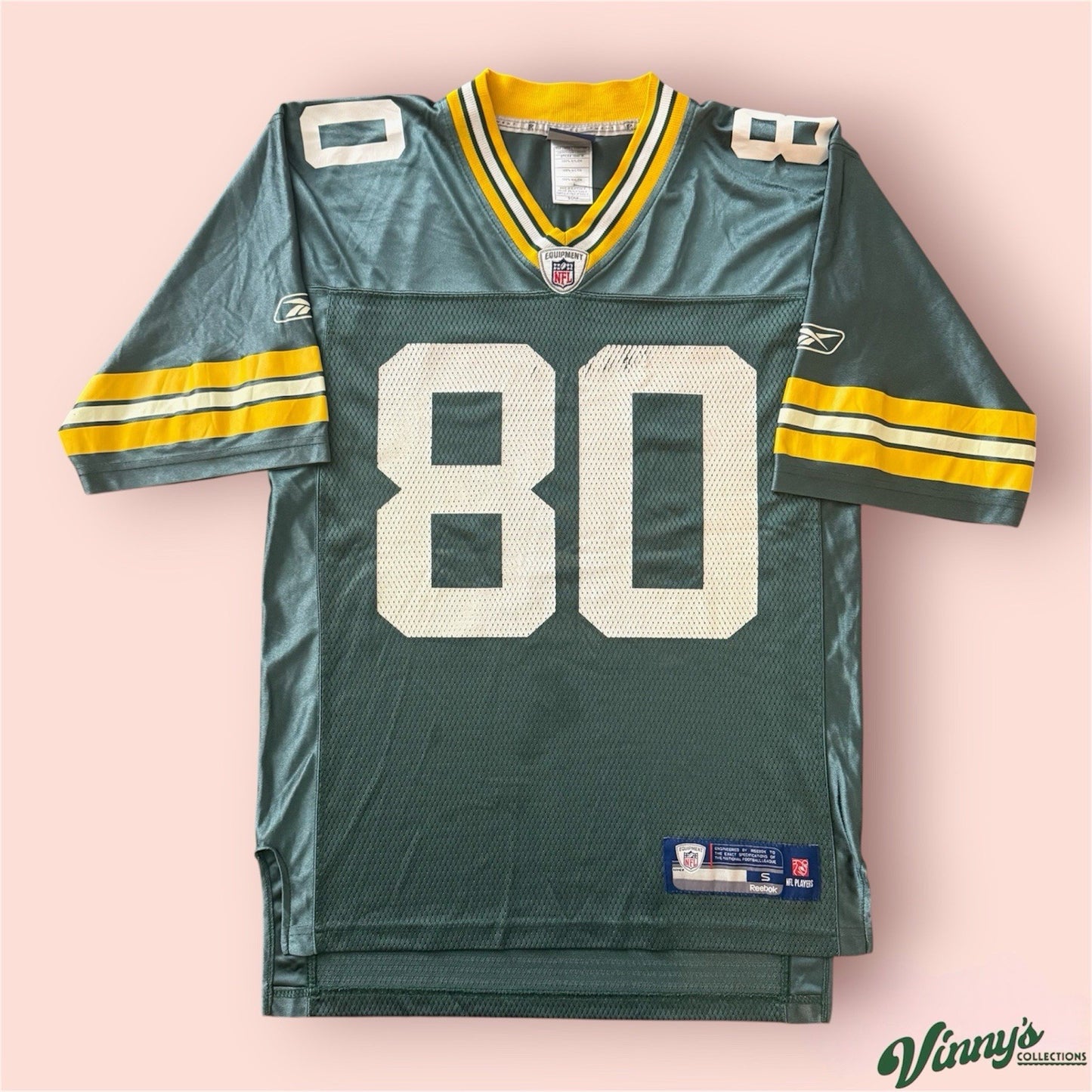 Reebok NFL Green Bay Packers Donald Driver Football Jersey Mens Small