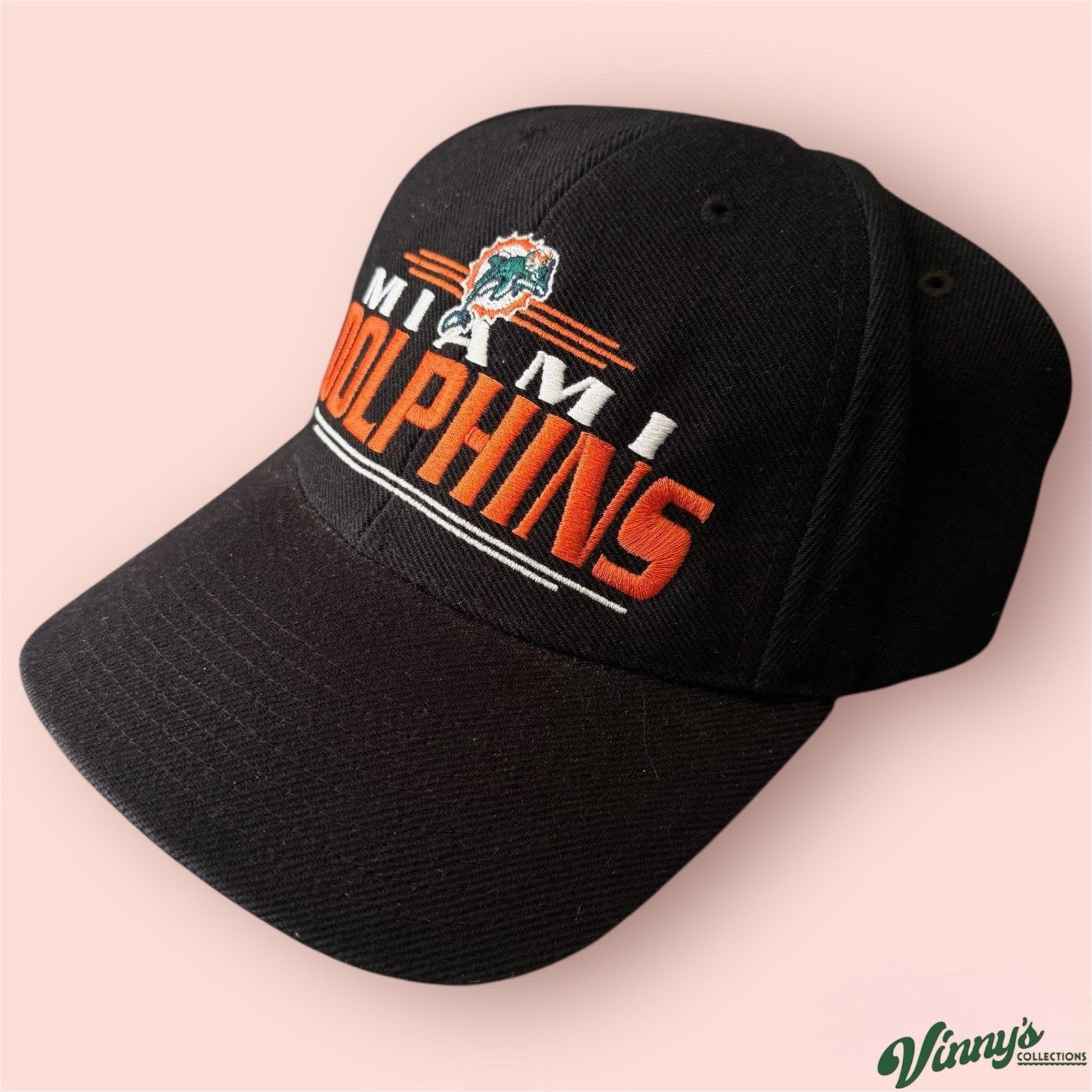 Vintage Twins Enterprise NFL Miami Dolphins Football SnapBack Hat