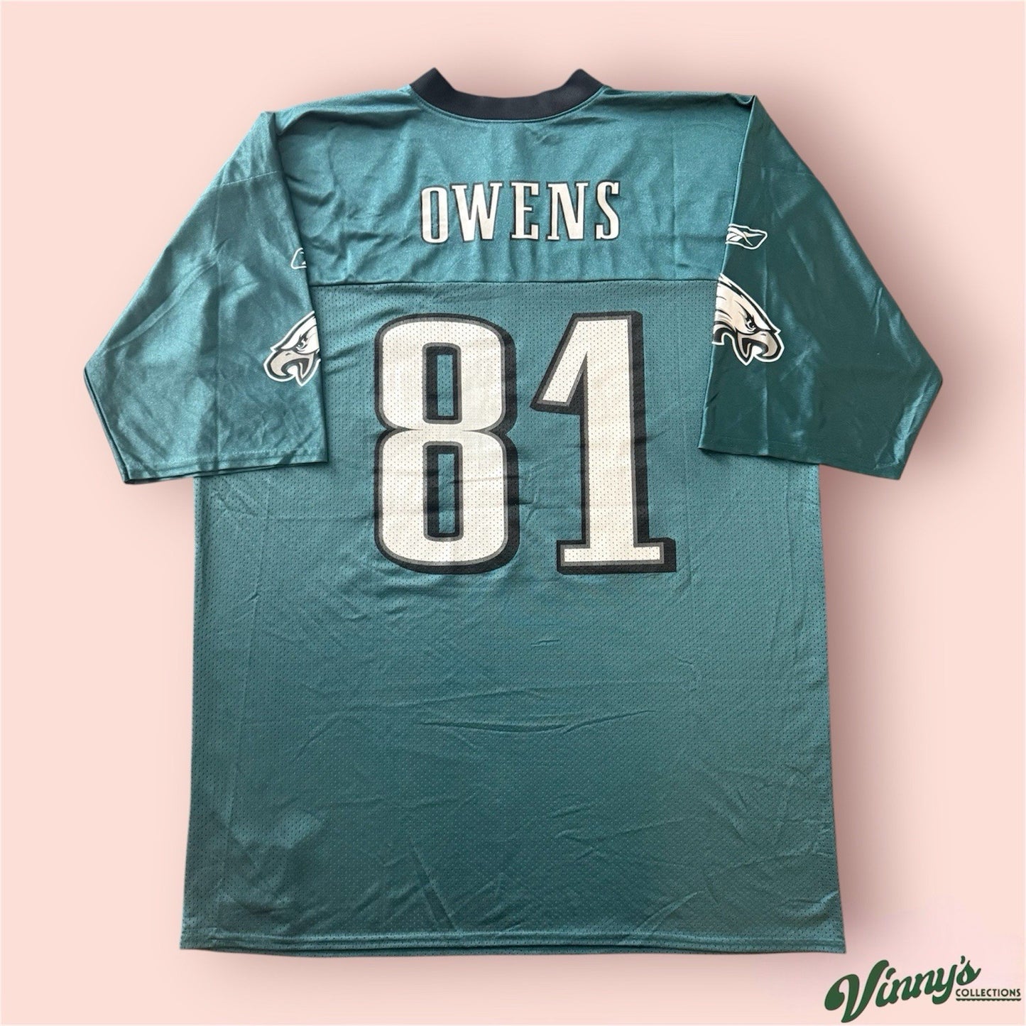 Reebok NFL Philadelphia Eagles Terrell Owens Football Jersey Mens XL