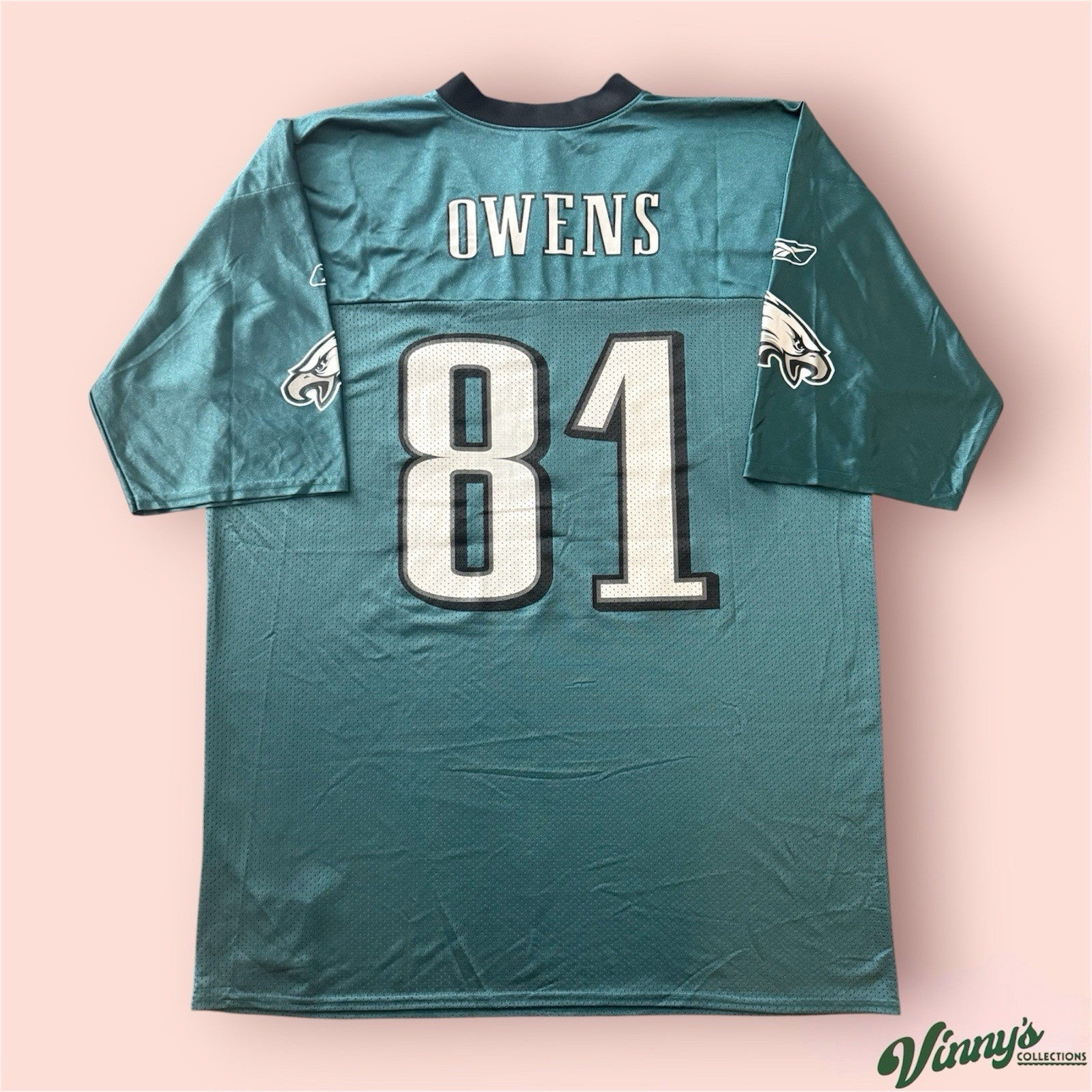 Reebok NFL Philadelphia Eagles Terrell Owens Football Jersey Mens XL