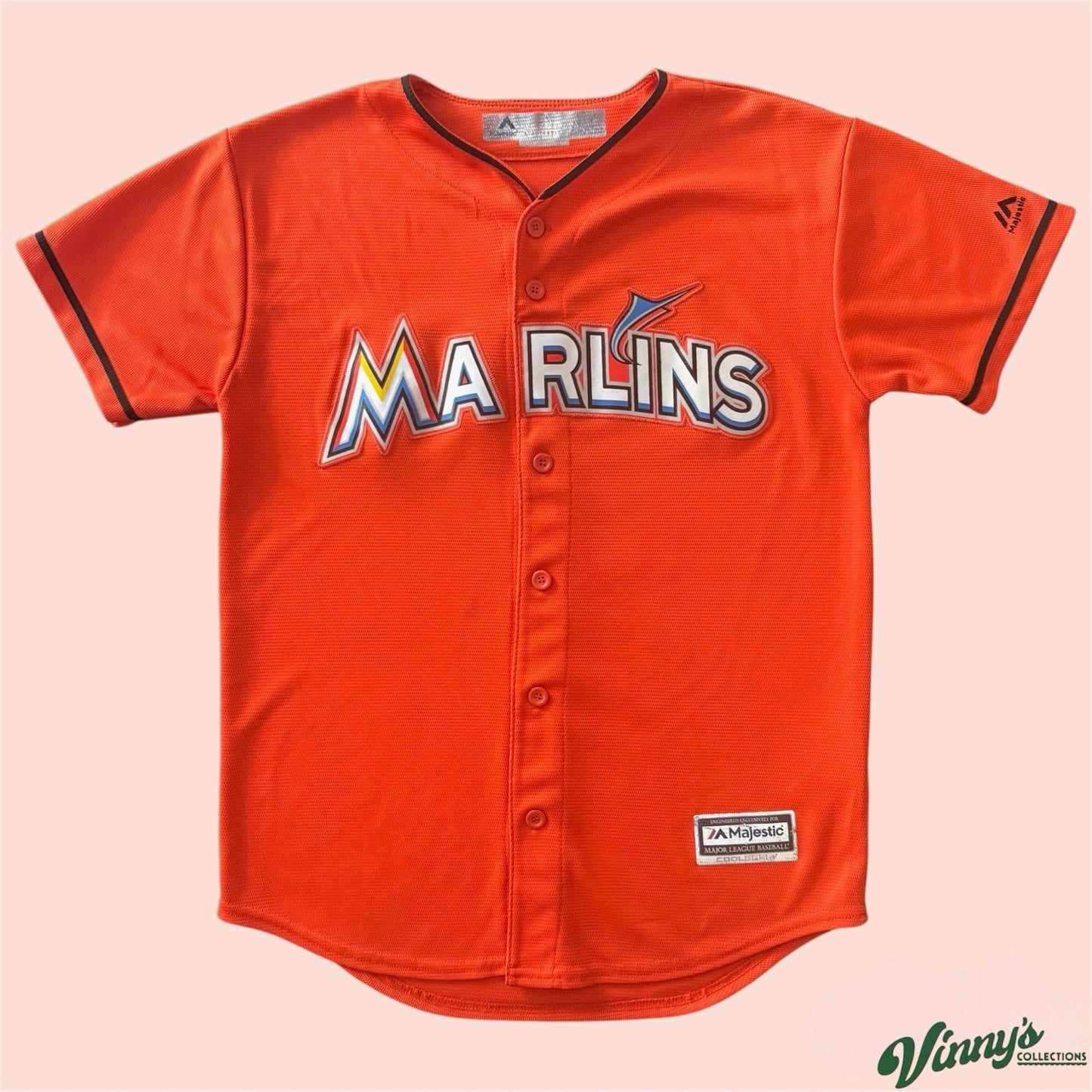 True Fan MLB Miami Marlins Giancarlo Stanton Baseball Jersey Youth Large