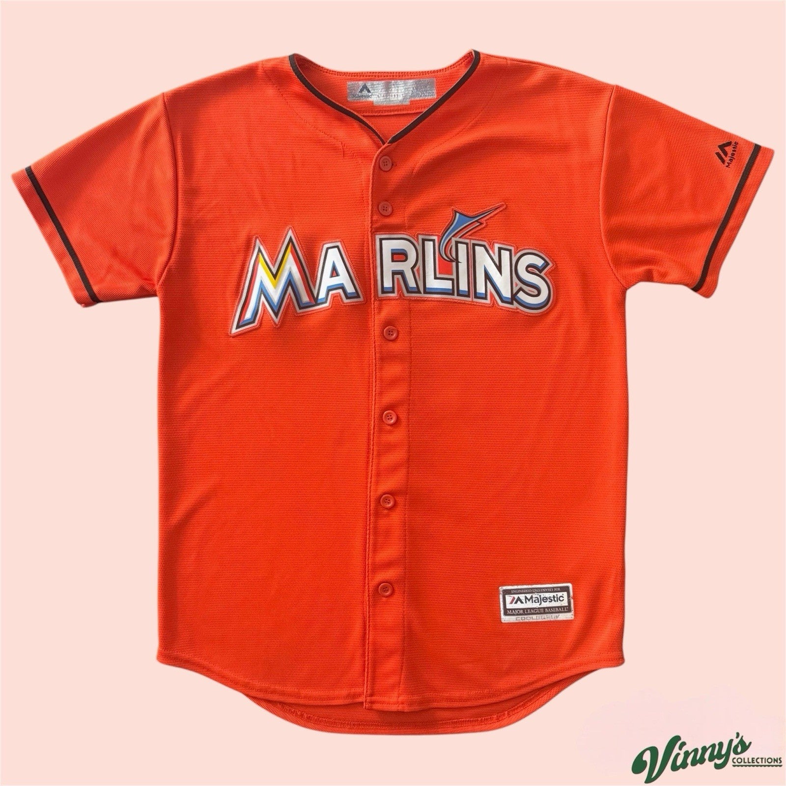 True Fan MLB Miami Marlins Giancarlo Stanton Baseball Jersey Youth Large