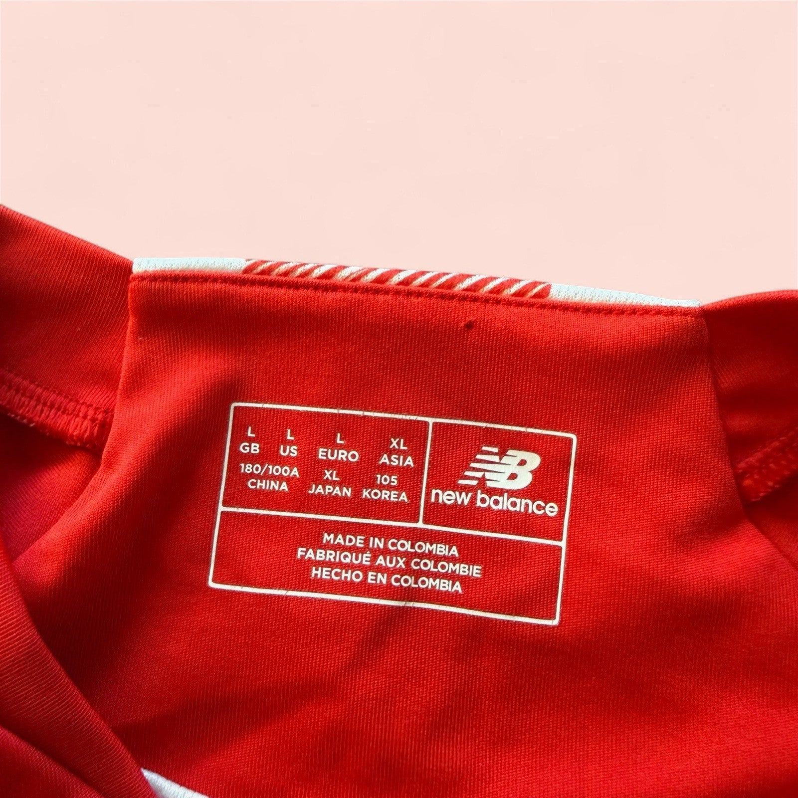 2020 New Balance Atletico Junior Barranquilla Soccer Home Kit Jersey Mens Large