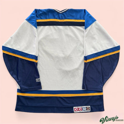 Vintage CCM NHL St Louis Blues Hockey Jersey Mens Large