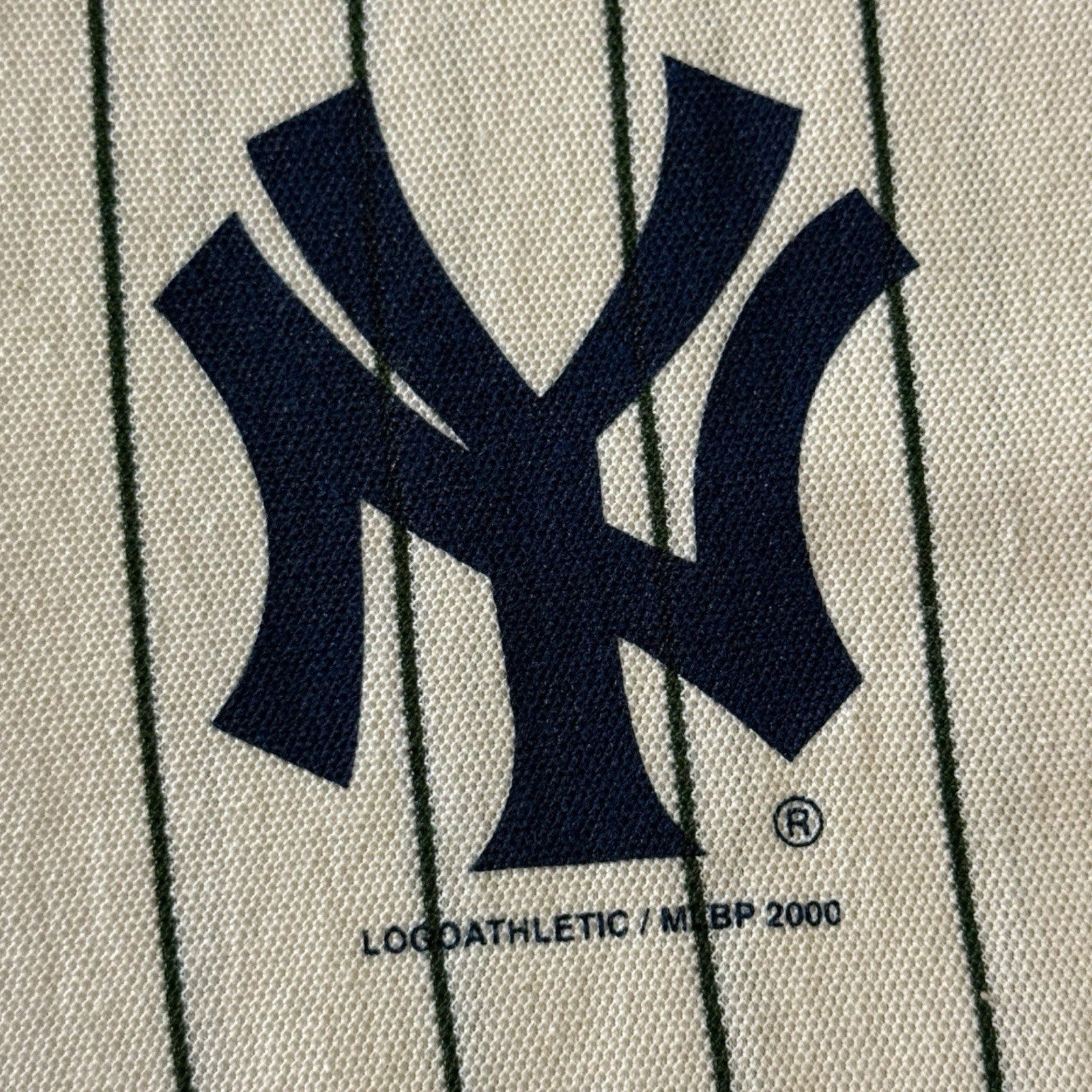 Vintage 2000 Logo Athletic MLB New York Yankees Baseball Shirt Mens Large
