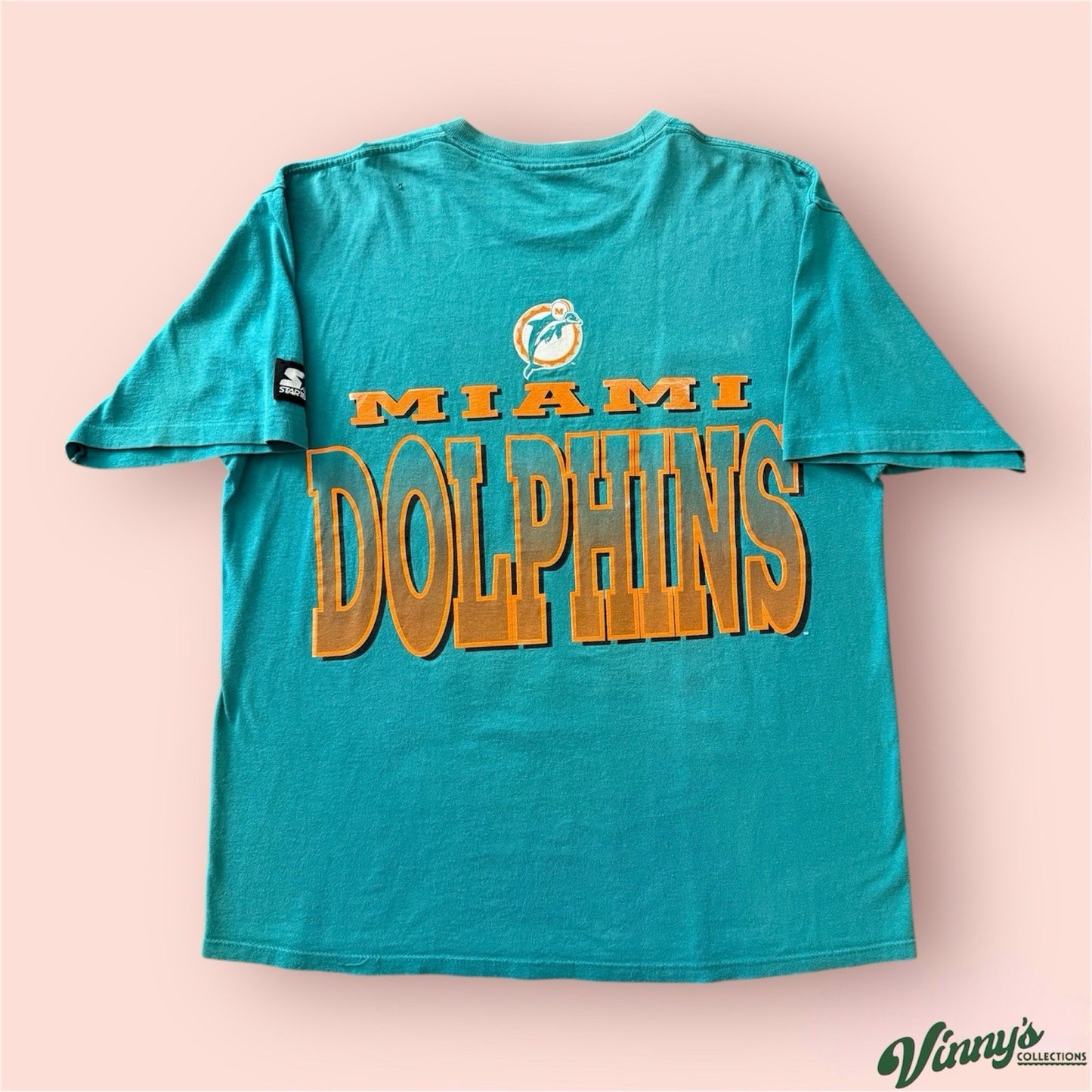 Vintage 1994 Starter NFL Miami Dolphins Football Shirt Mens Large