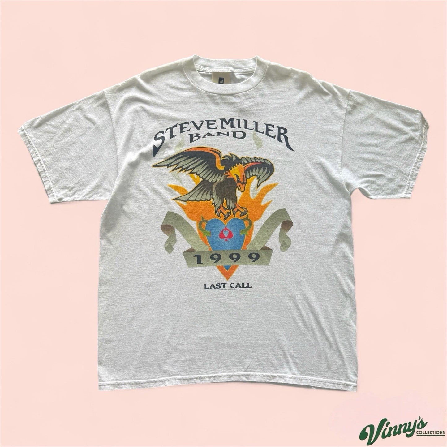 Vintage 1999 Steven Miller Band Last Call Tour Shirt Mens XL