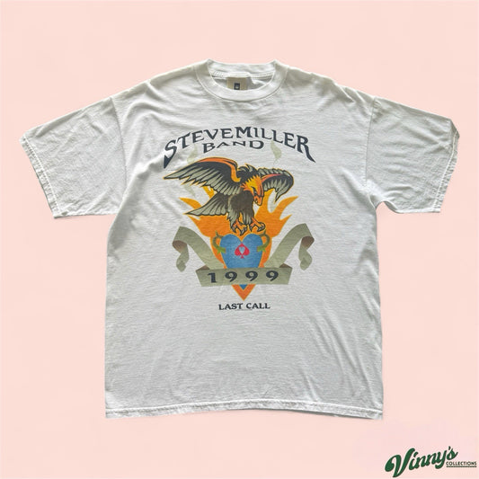 Vintage 1999 Steven Miller Band Last Call Tour Shirt Mens XL