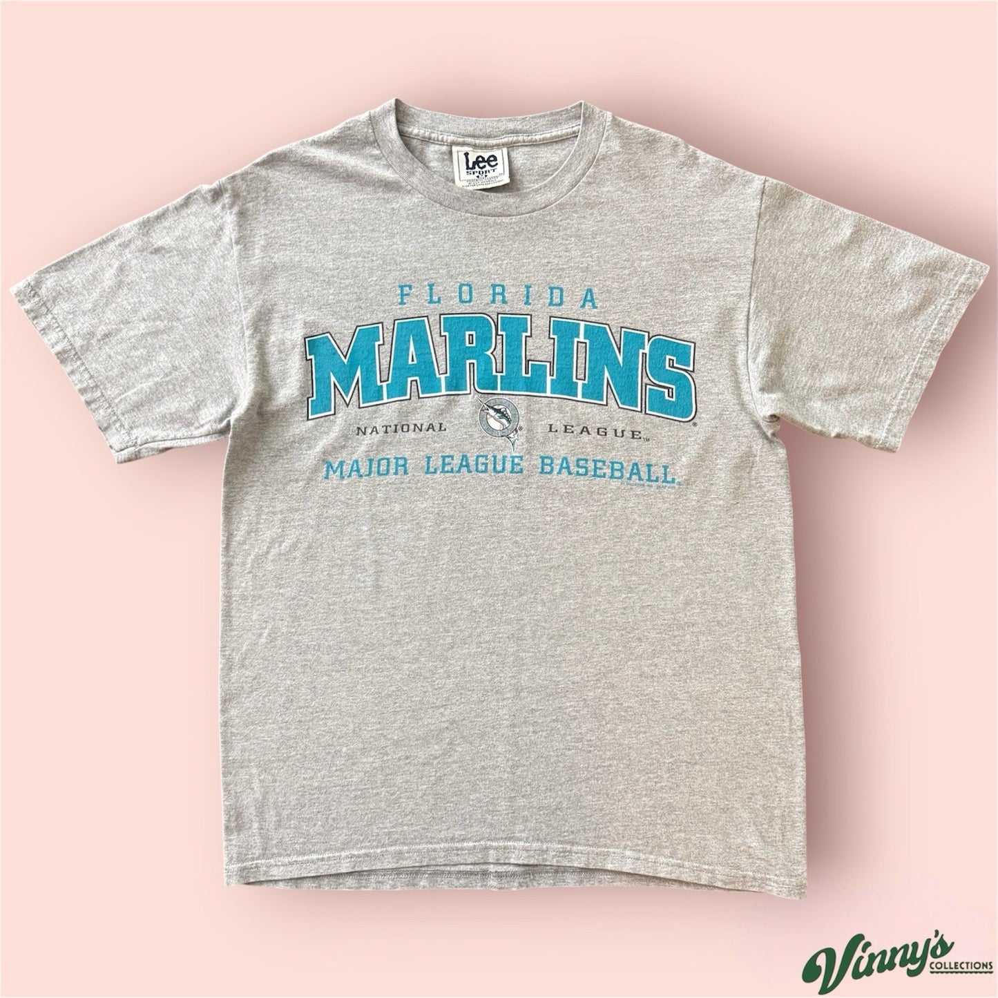 Vintage Lee Sport MLB Florida Marlins Baseball Shirt Mens Medium