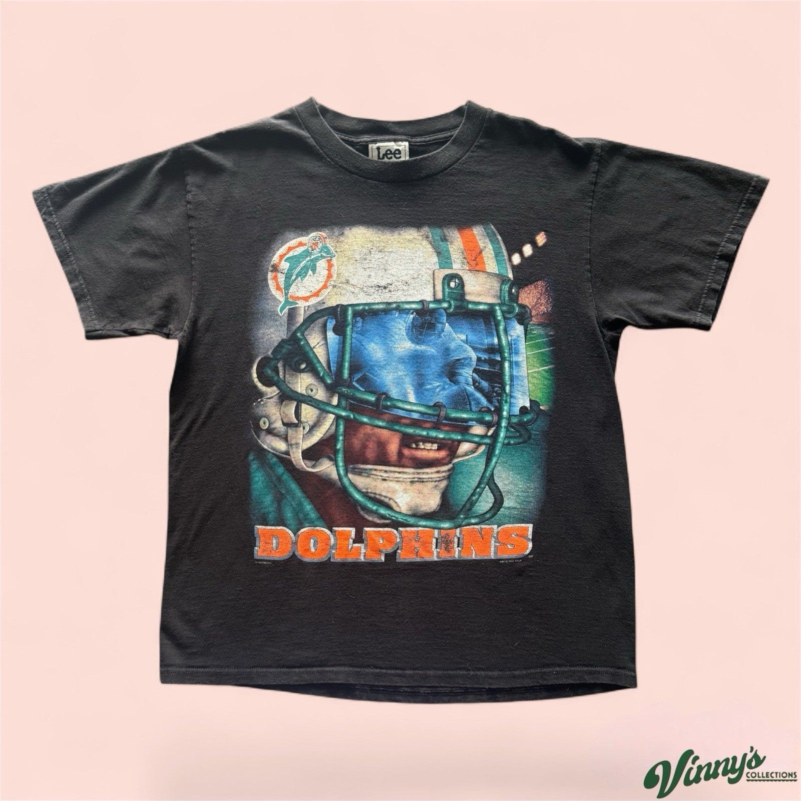 Vintage Lee Sport NFL Miami Dolphins Football Shirt Mens Large