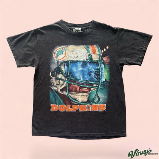 Vintage Lee Sport NFL Miami Dolphins Football Shirt Mens Large