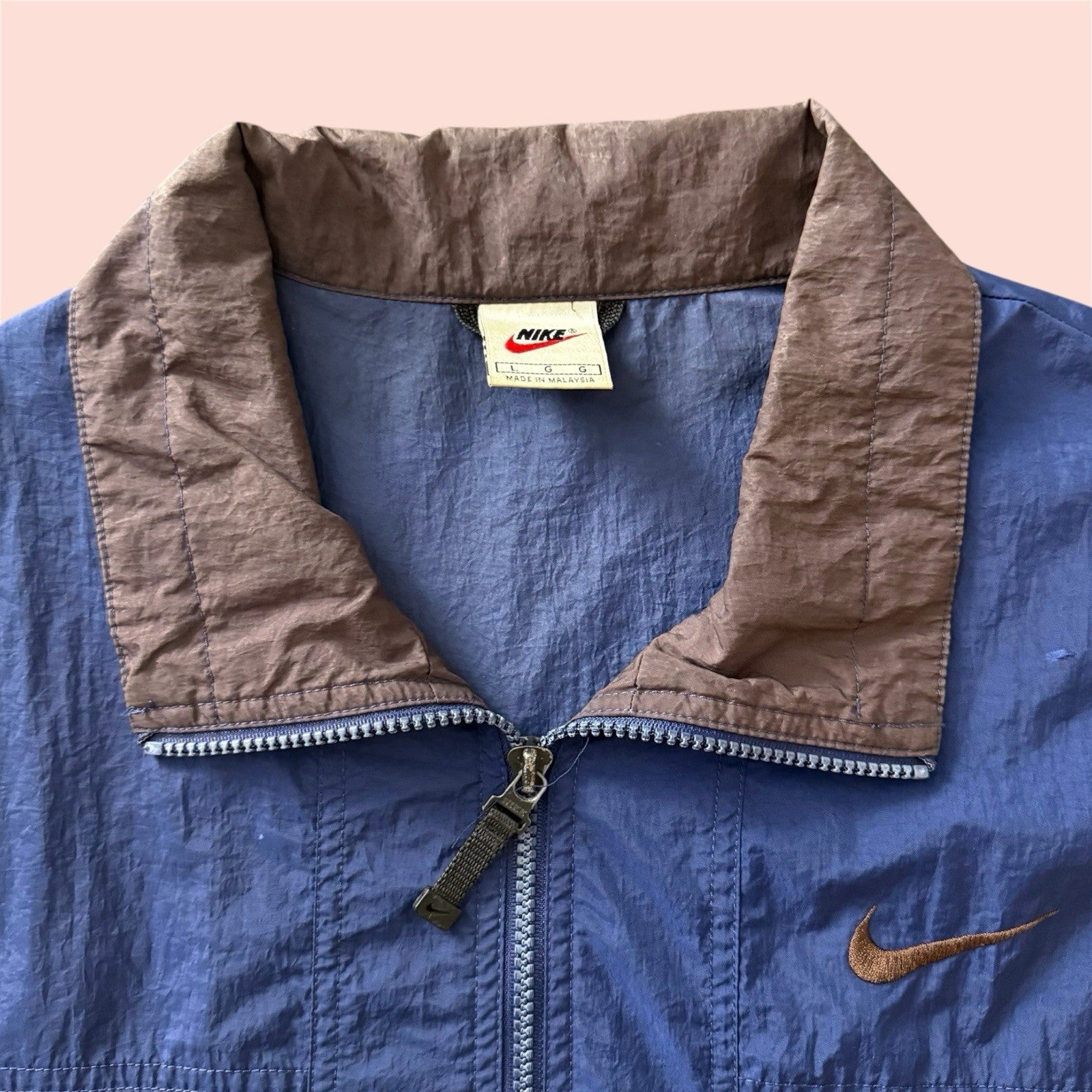 Vintage 90s Nike Windbreaker Jacket Mens Large