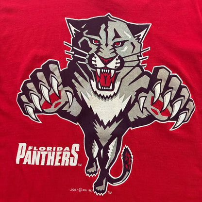 Vintage 1993 Logo 7 NHL Florida Panthers Hockey Shirt Mens Medium