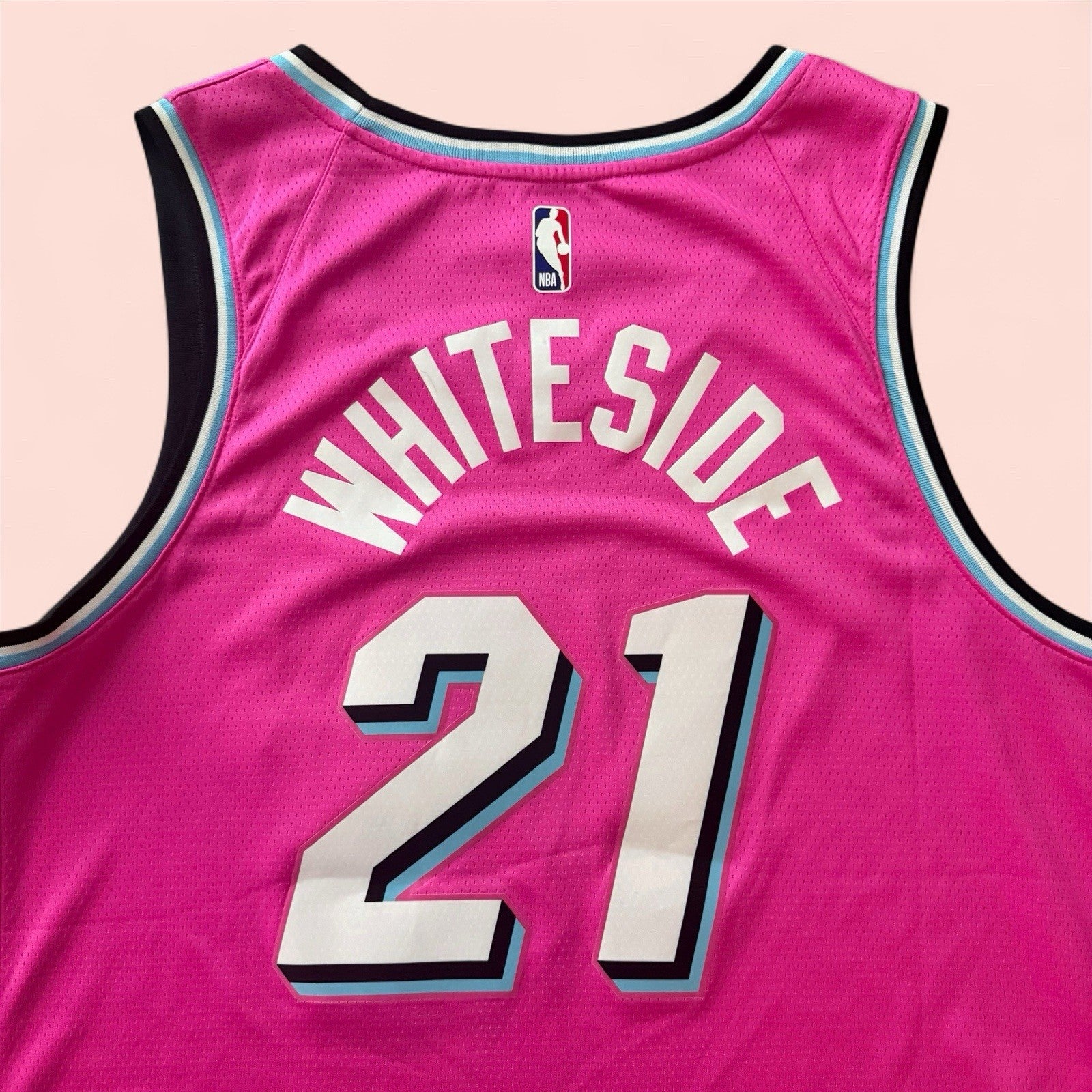 Nike NBA Miami Heat Hassan Whiteside Basketball Jersey Mens 56 2XL
