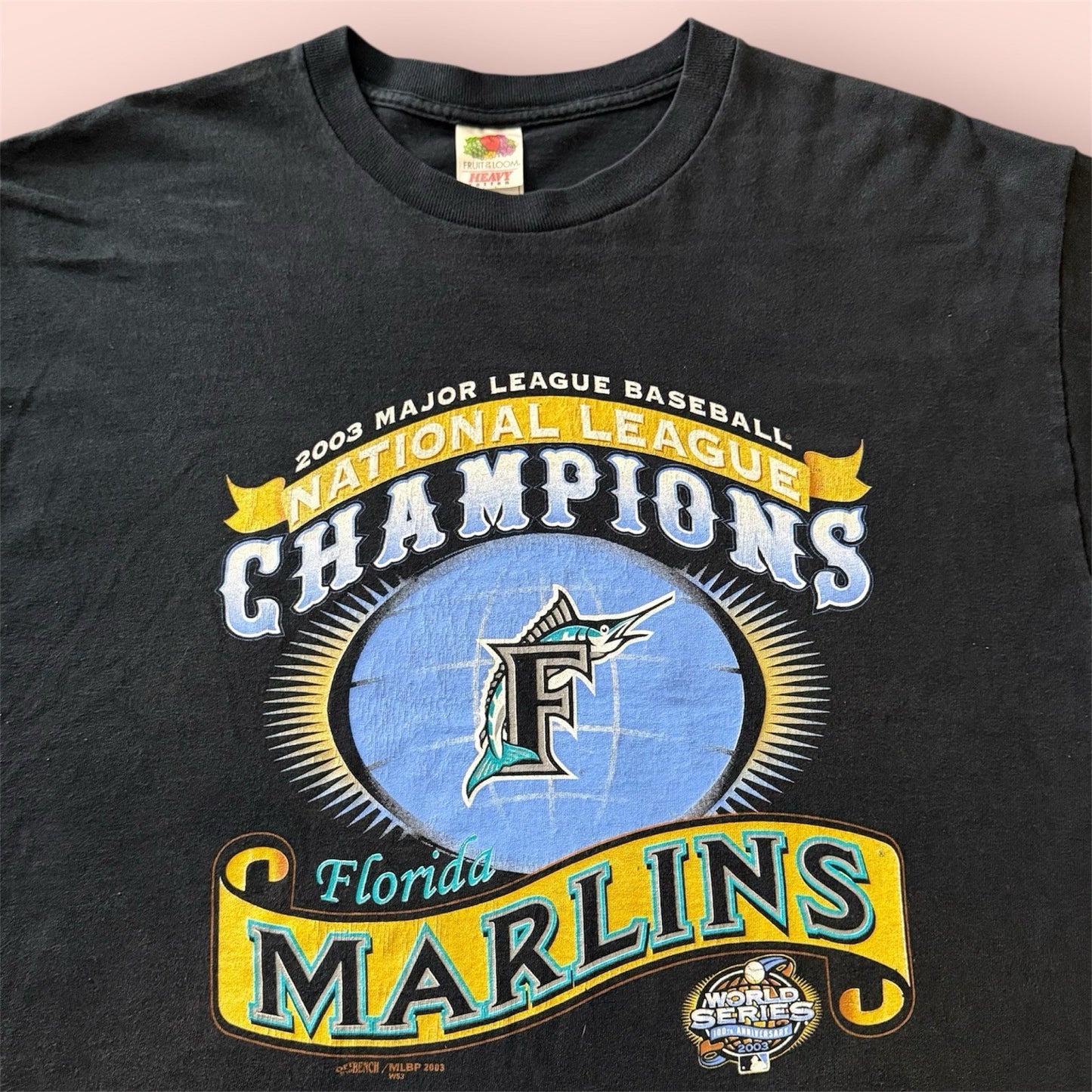 2003 MLB Florida Marlins NLCS Chanpions Baseball Shirt Mens XL