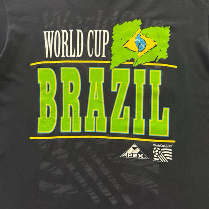 Vintage Apex One 1994 World Cup Brazil Soccer Shirt Mens Large