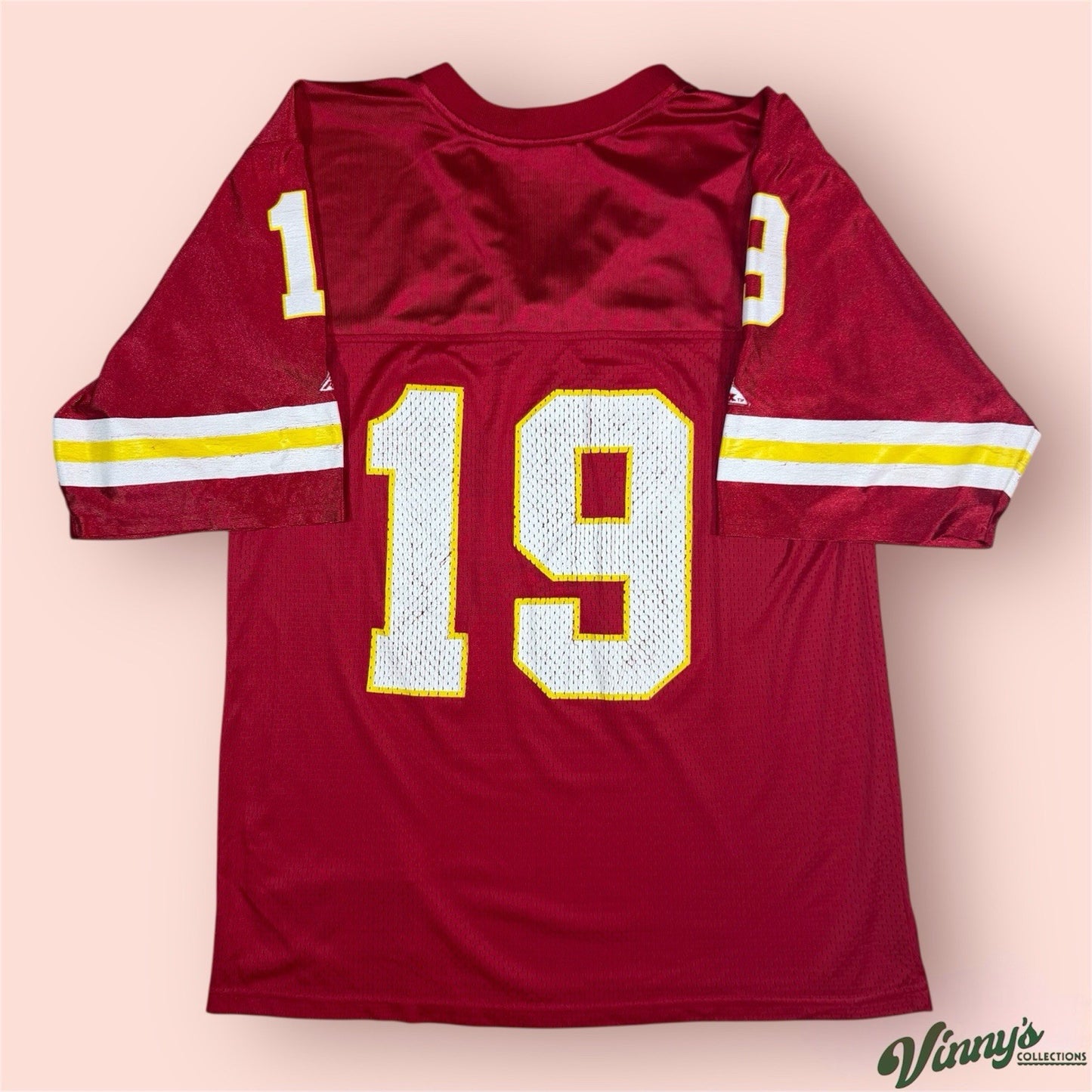 Vintage Apex One NFL Kansas City Chiefs Joe Montana Football Jersey Mens Medium