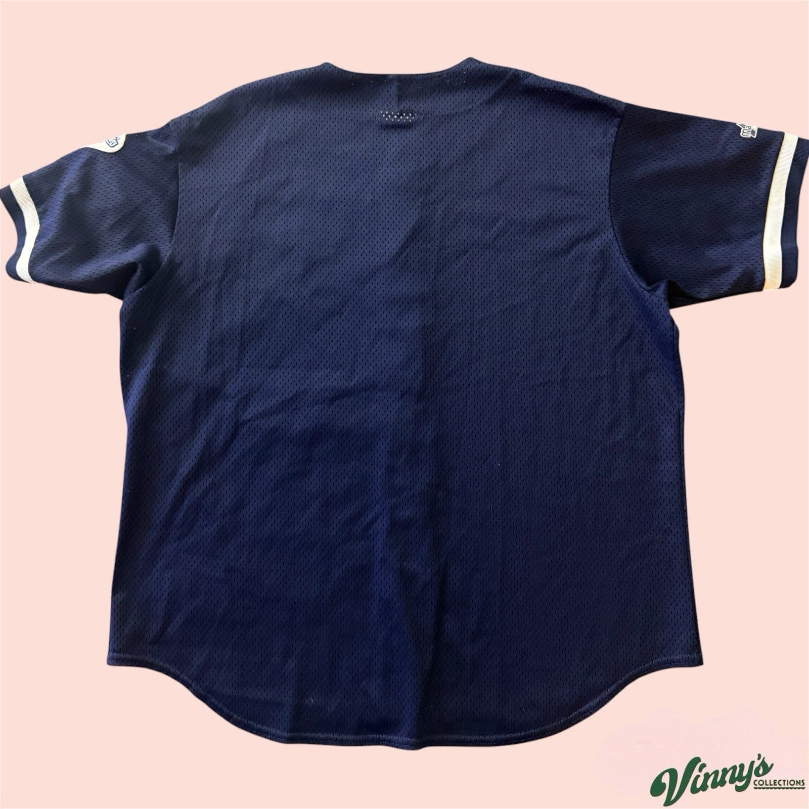 Majestic 1999 MLB New York Yankees World Series Baseball Jersey Mens XL