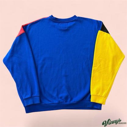 Vintage Disney World Mickey Mouse Block Sweatshirt Mens XL