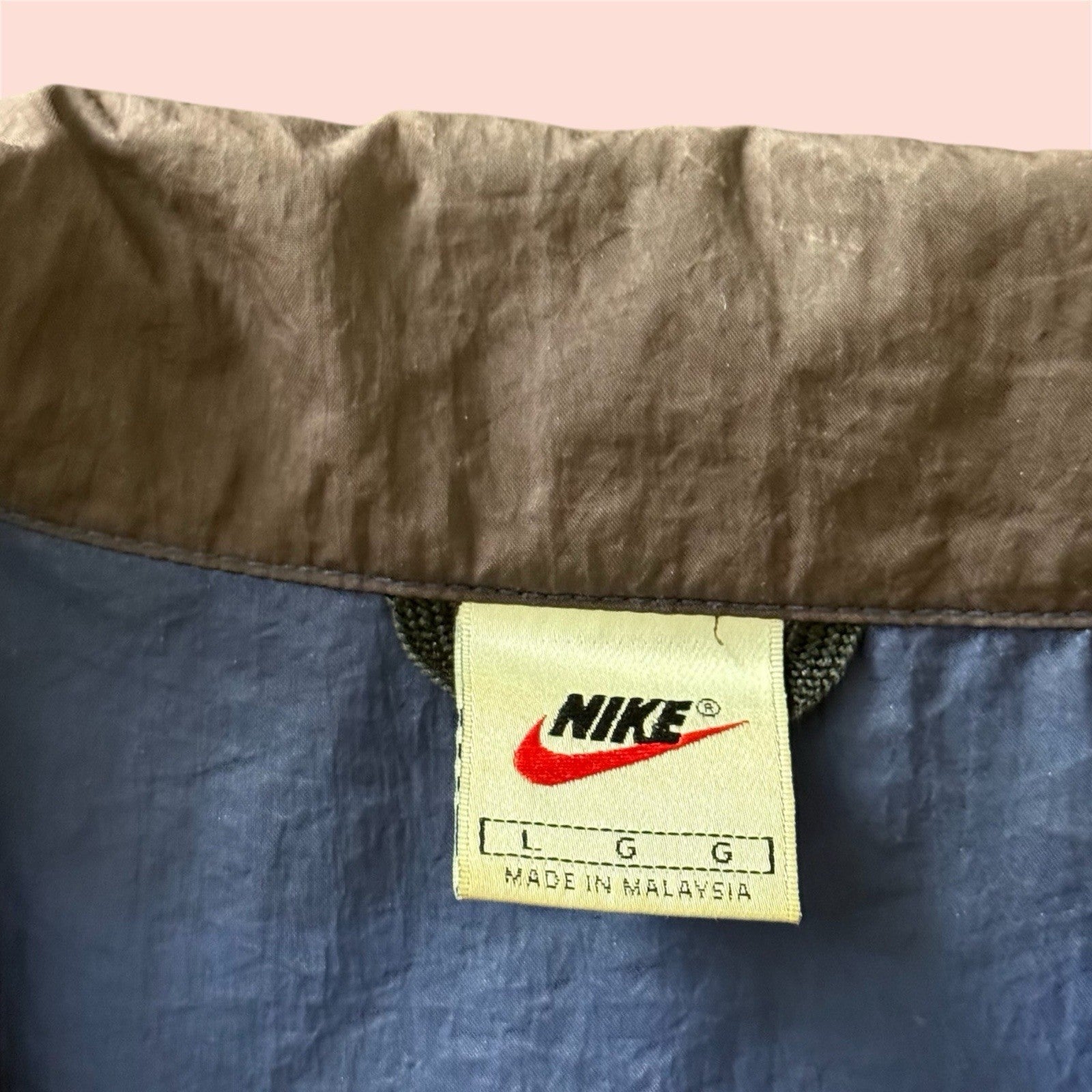 Vintage 90s Nike Windbreaker Jacket Mens Large