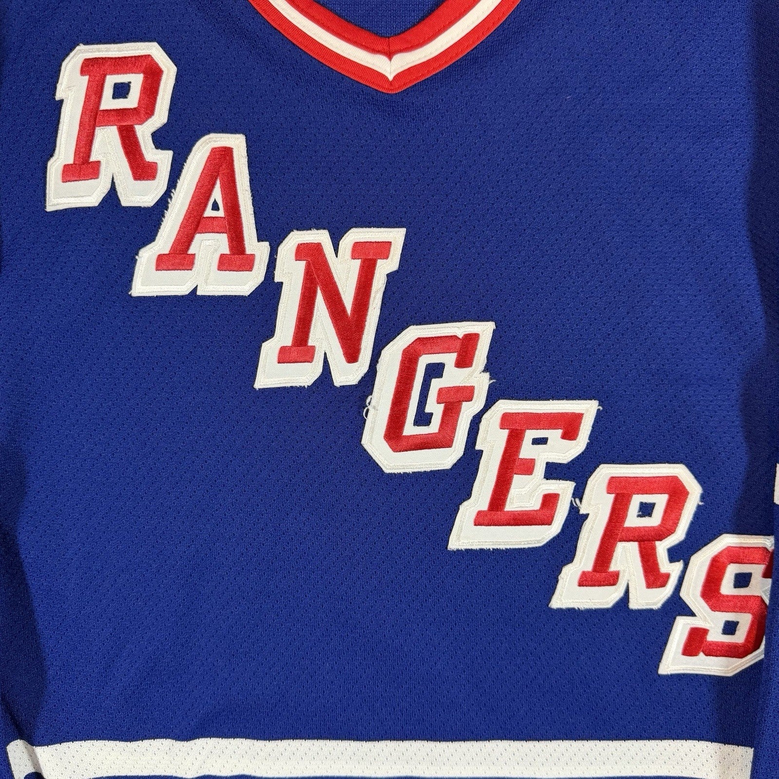 Vintage CCM NHL New York Rangers Hockey Jersey Mens Small