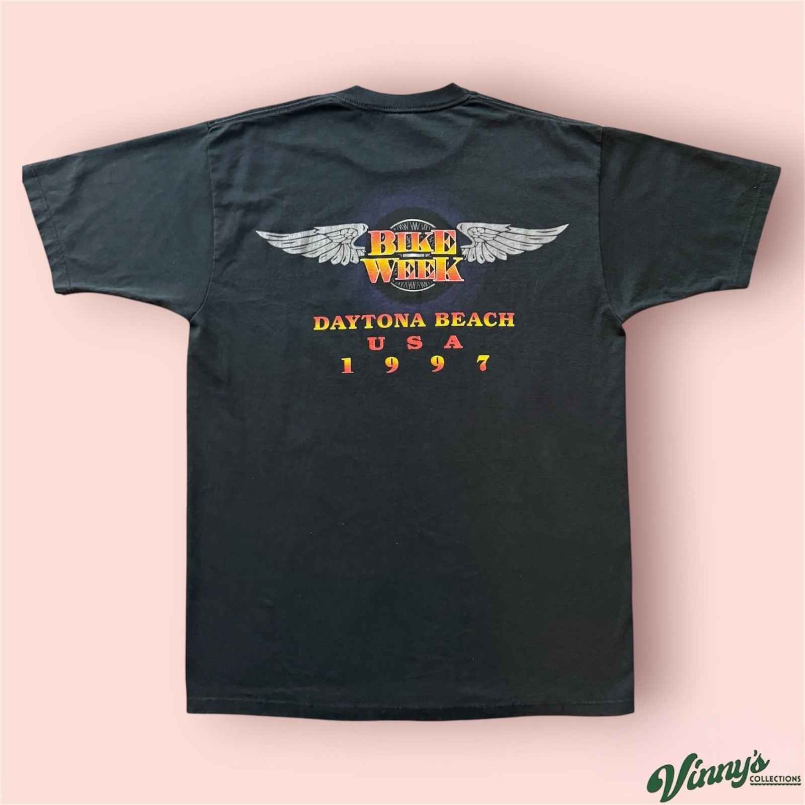 Vintage 1997 Bike Week Daytona International Speedway Tee Shirt Mens Large
