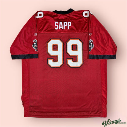 Reebok NFL Tampa Buccaneers Warren Sapp Football Jersey Mens 2XL