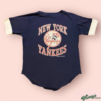 Vintage 1992 Swingster MLB New York Yankees Baseball Shirt Jersey Mens Large