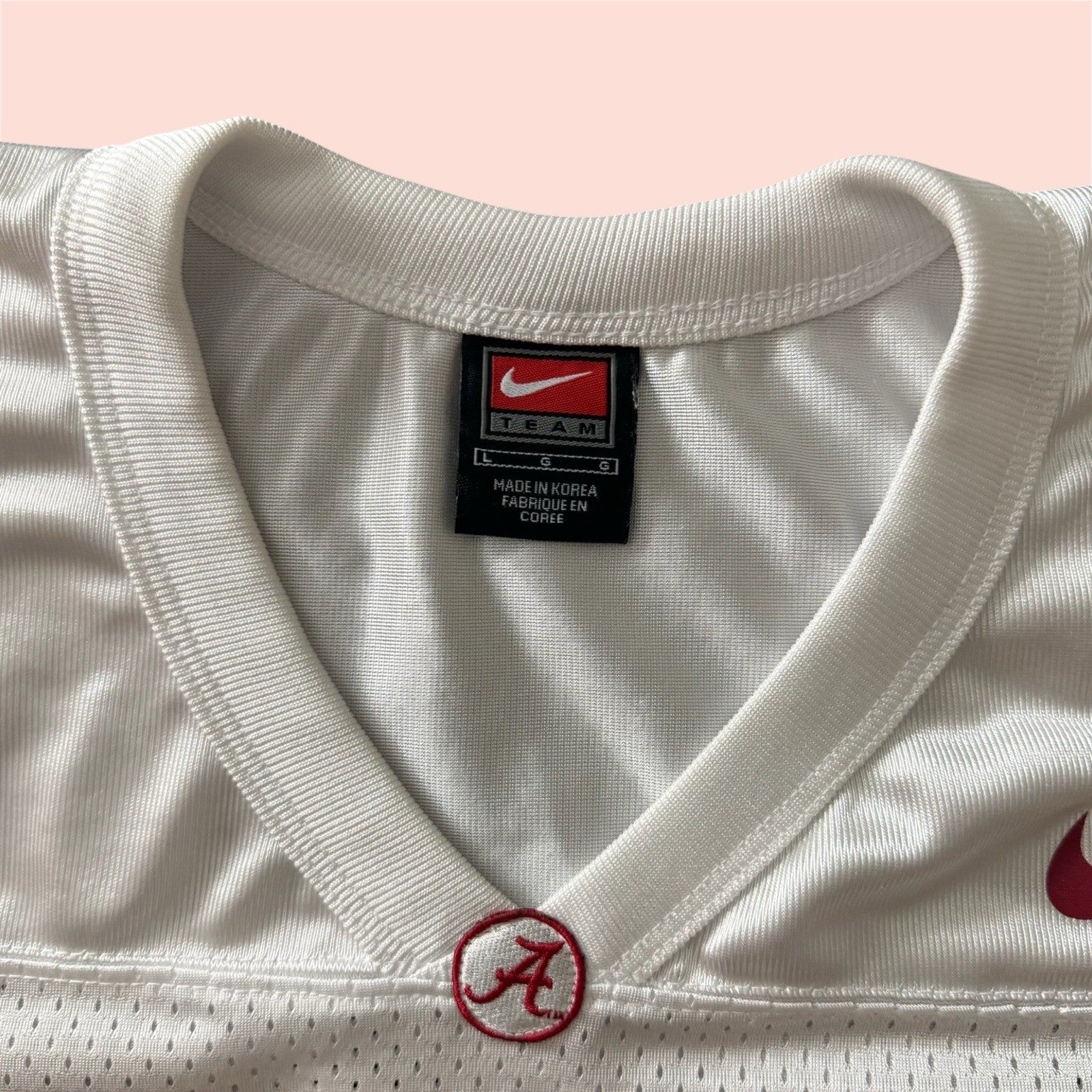 Nike NCAA Alabama Crimson Tide #12 College Football Jersey Mens Large