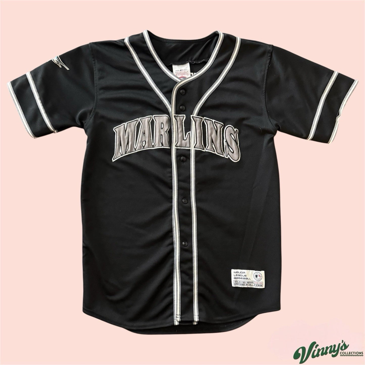 True Fan MLB Florida Marlins Mike Lowell Baseball Jersey Youth Large