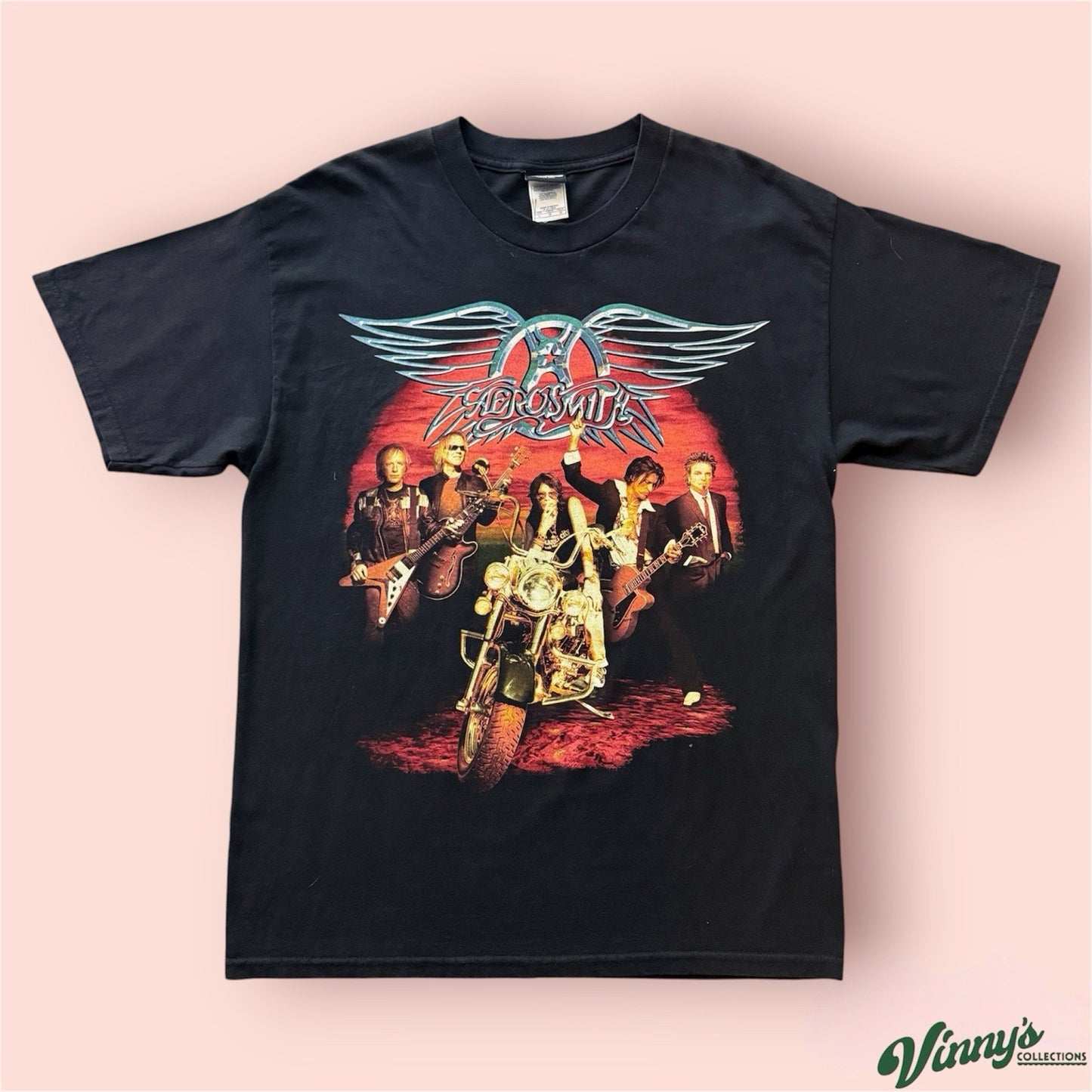 Vintage 2005 Aerosmith Rockin The Joint Tour Band Shirt Mens Large