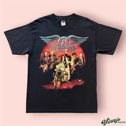 Vintage 2005 Aerosmith Rockin The Joint Tour Band Shirt Mens Large