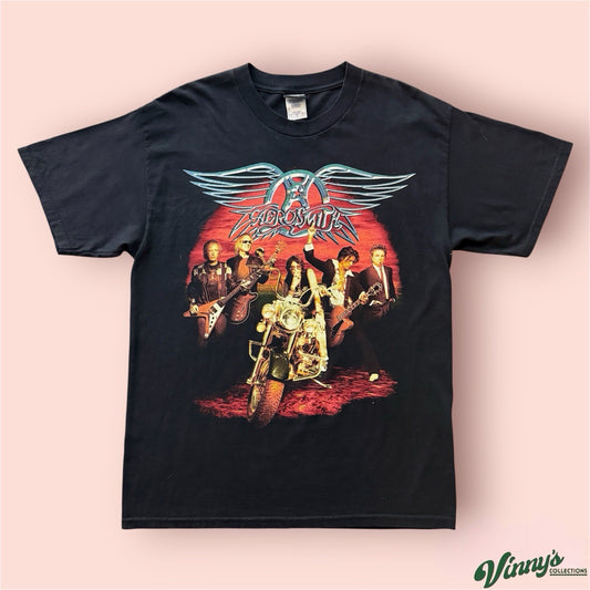 Vintage 2005 Aerosmith Rockin The Joint Tour Band Shirt Mens Large
