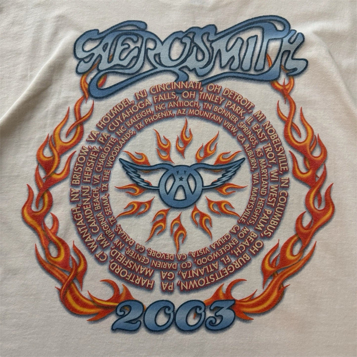 Vintage 2003 Aerosmith Concert Tour Band Shirt Mens XL