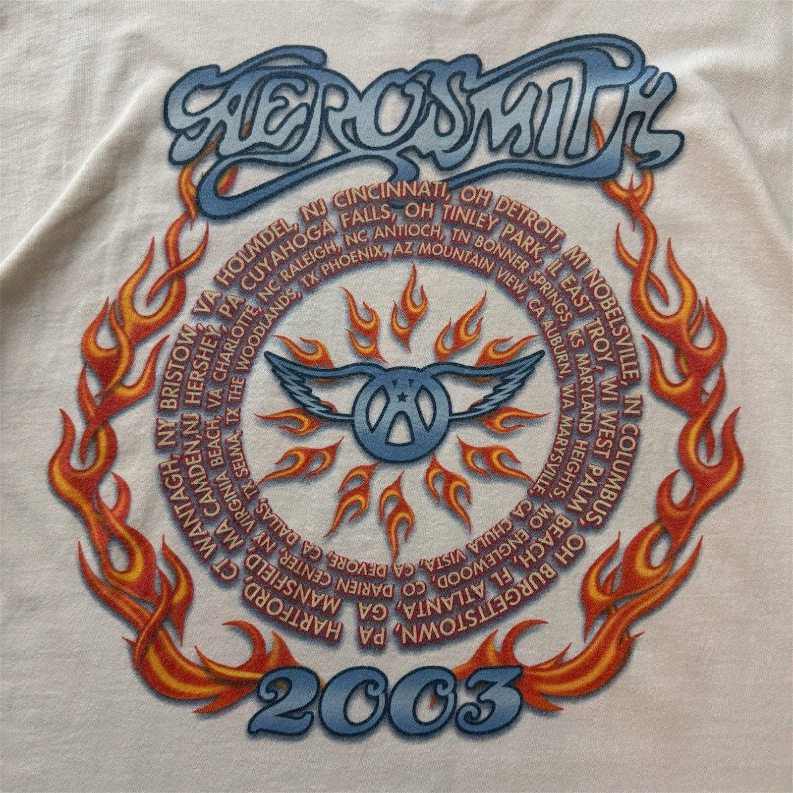 Vintage 2003 Aerosmith Concert Tour Band Shirt Mens XL