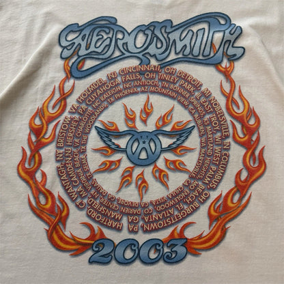 Vintage 2003 Aerosmith Concert Tour Band Shirt Mens XL