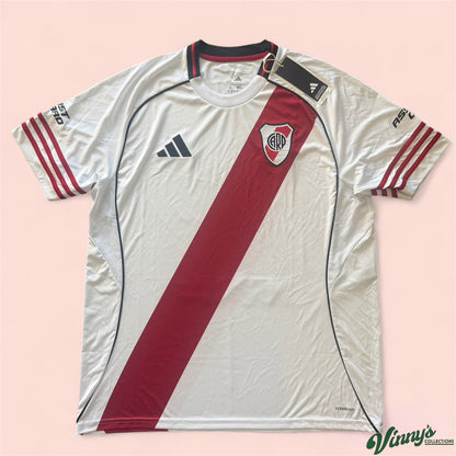 2025/26 Adidas River Plate Home Soccer Jersey Kit Mens XL