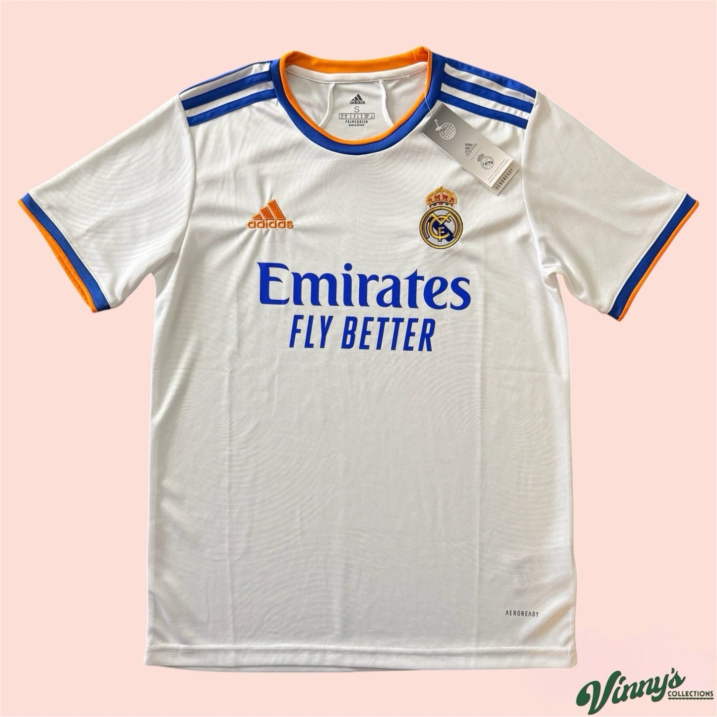 2021/22 Adidas Real Madrid Soccer Jersey Kit Mens Small