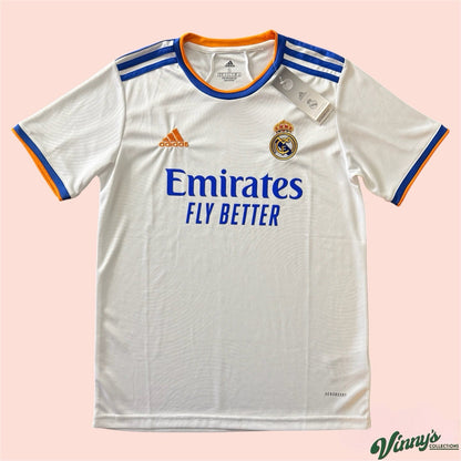 2021/22 Adidas Real Madrid Soccer Jersey Kit Mens Small