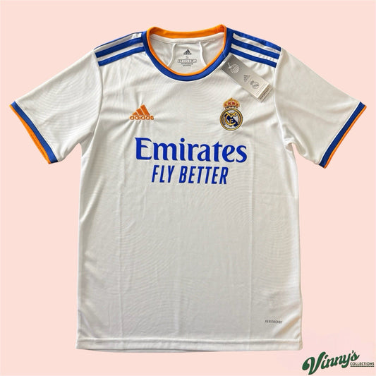 2021/22 Adidas Real Madrid Soccer Jersey Kit Mens Small