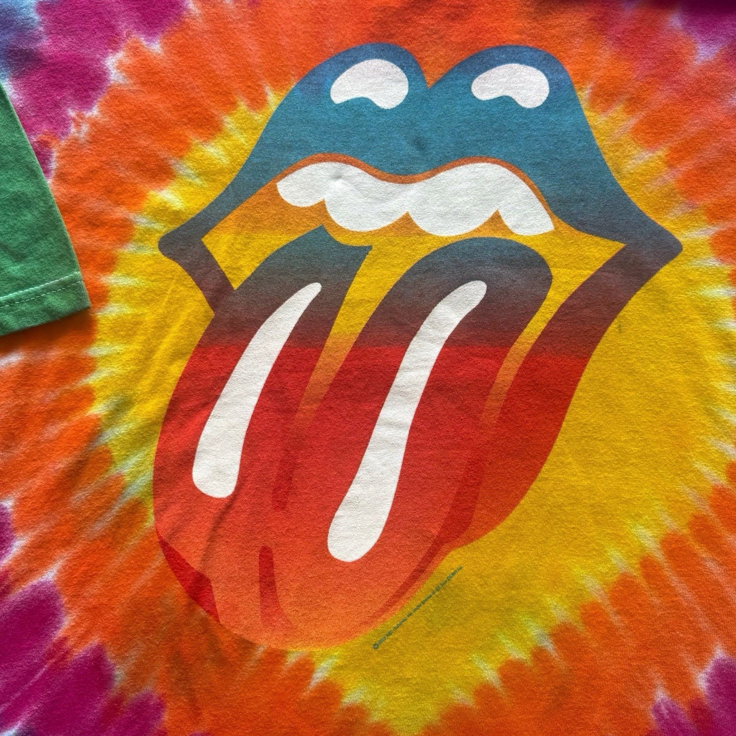 Vintage 2002 Rolling Stones Tie Dye Tour Shirt Mens 2XL