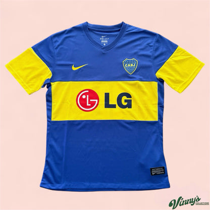 2011/12 Nike Boca Junior Juan Roman Riquelme Soccer Home Kit Jersey Mens Large