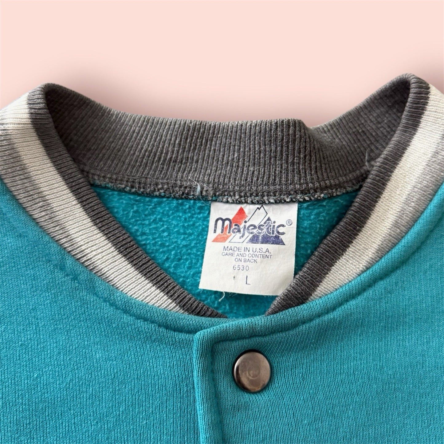 Majestic NFL Miami Dolphins Football Jacket Mens Large