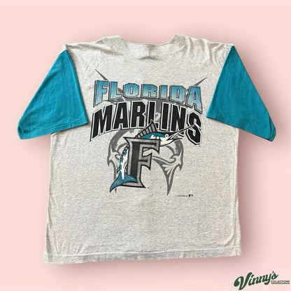 Vintage Artex MLB Florida Marlins Baseball Jersey Shirt Mens XL