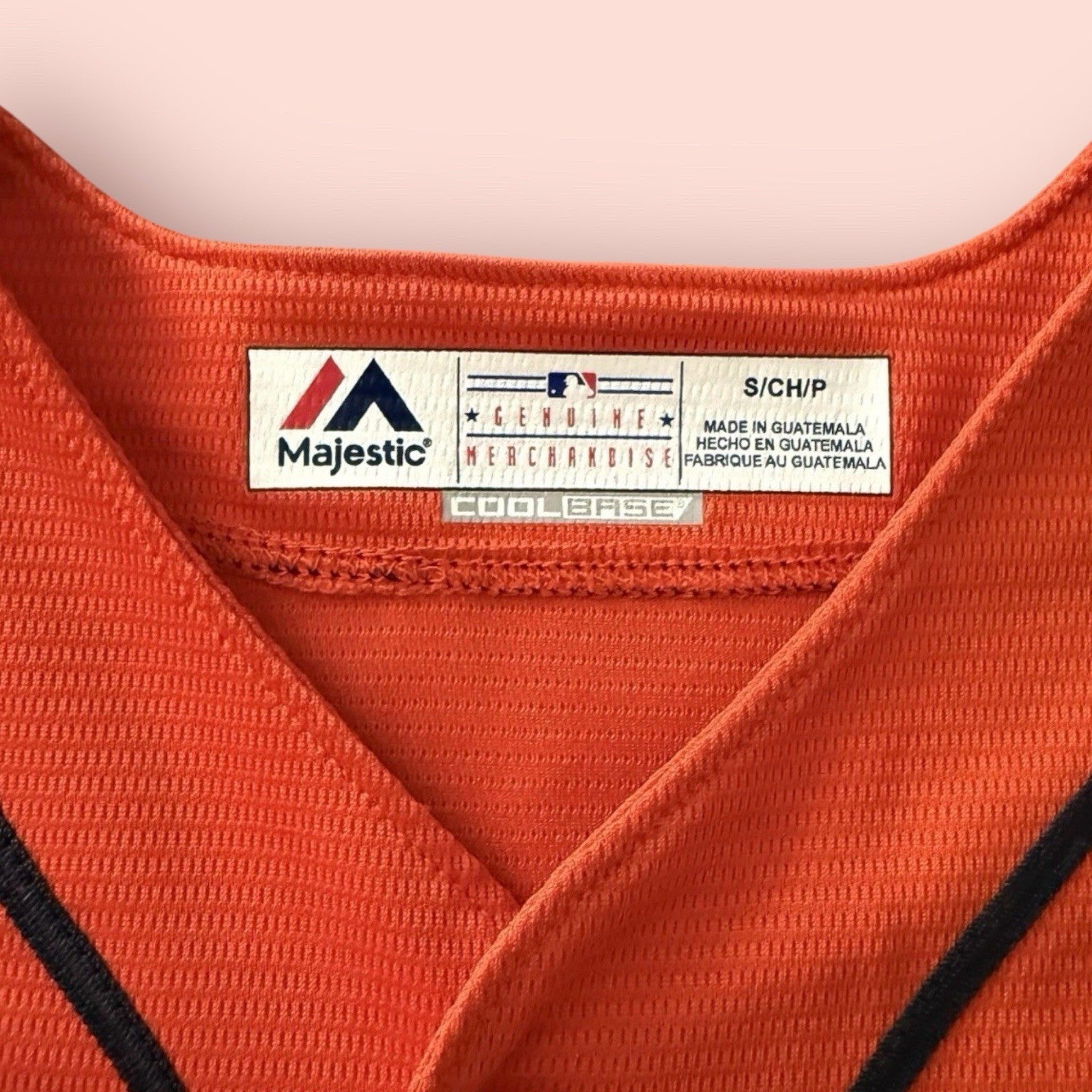 Majestic MLB Houston Astros Justin Verlander Baseball Jersey Mens Small